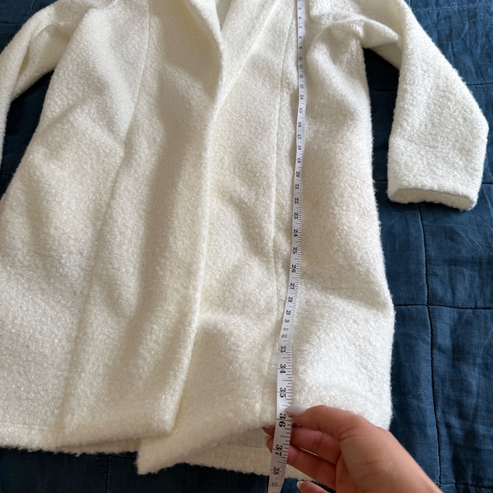 Nlt La Cozy Sherpa Jacket Open Front Size Medium - image 8